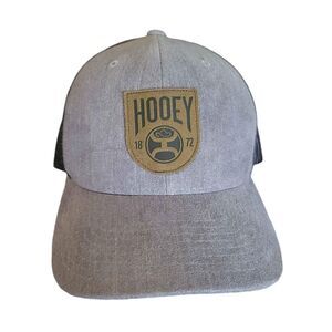 Men's Hooey Suede with patch snapback trucker hat